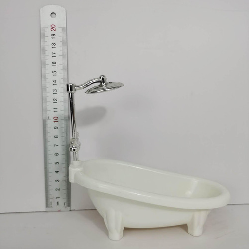 Accesorio De Ducha De Baño Para Casa De Muñecas A Escala