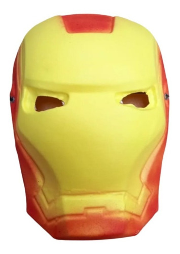 Careta Iron Man Mascara Goma Eva X1u Disfraz Fiesta Cotillon