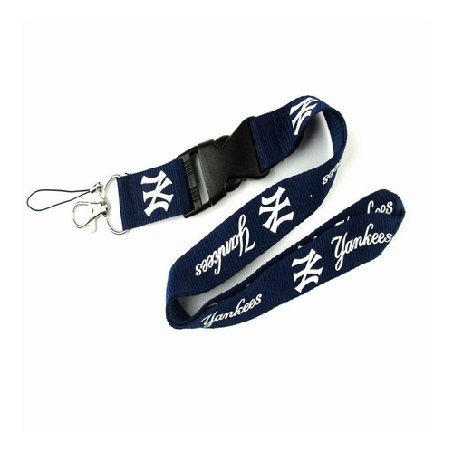 Cordon Porta Llaves Gafete Yankees New York Béisbol Mlb