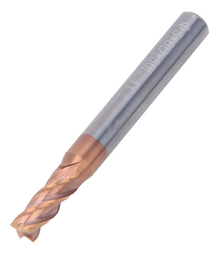 Fresa De Extremo En Espiral, 5 Mm, 4 Flautas, Nanorrevestimi