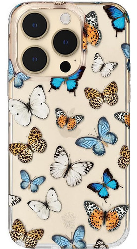 Funda Velvet Caviar Para iPhone 14 Pro Shockpr Butterfly