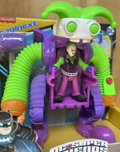 Figura Imaginext Dc Super Friends Joker Robot De Batalla