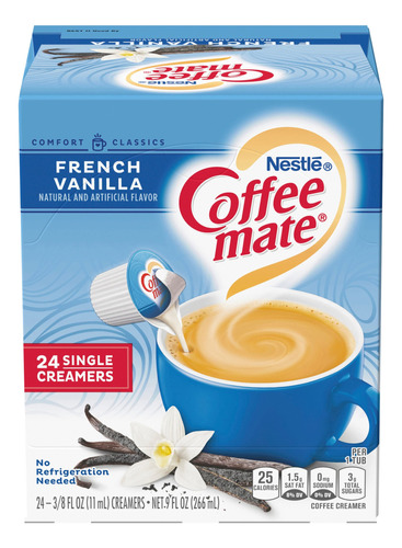 Nestle Coffee Mate - Tazas De Crema De Vainilla Francesa, Si