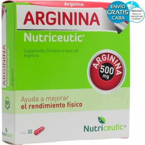 Suplemento en cápsula Nutriceutic  Arginina aminoácidos