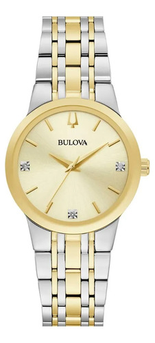 Reloj Bulova Clásicos 98p224 Para Dama E-watch