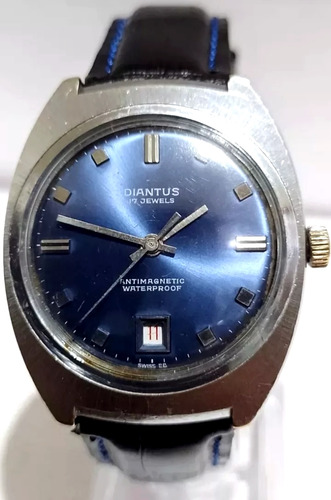 Hermoso Reloj Suizo Diantus '70s Antíguo Vintage No Tissot 