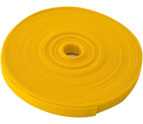 Velcro Doble Faz 20 Mts X 2cm Ancho. Amarra Cables Color Amarillo