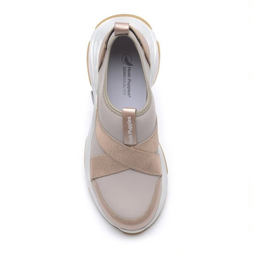 Imagen 4 de 5 de Zapatillas Riks Urbanas Para Mujer Color Nude Hush Puppies