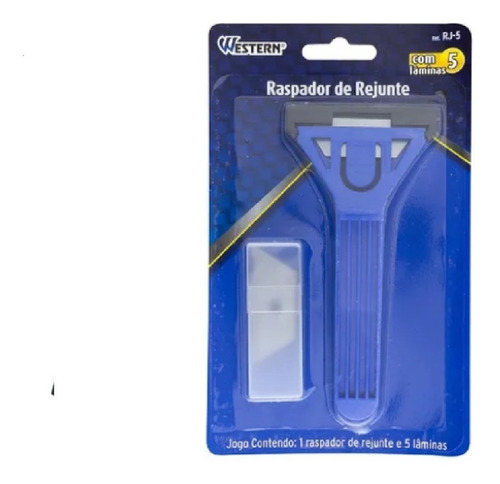 Limpador De Rejunte Raspador Revitalizador C/ 5 Laminas