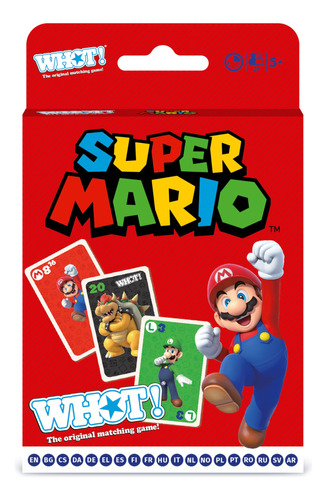 Waddingtons - Juego De Cartas Numero 1 De Super Mario Whot!,