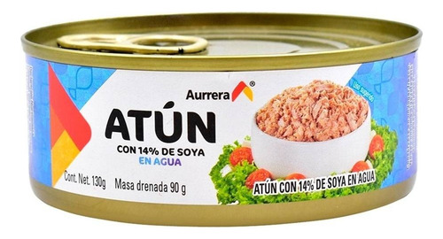 3 Pza Atún Aurrera En Agua 130 G