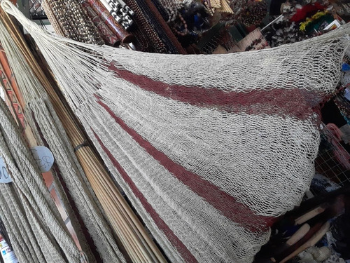 Rede De Dormir Tradicional De Fibra Natural De Buriti/ Tucum