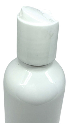 Botella De Pet Blanca Con Tapa Disc Top 120 Ml - 100 Piezas
