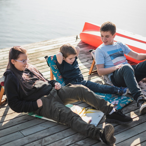 Reposera Plegable Kids Chilly Diseño Dive