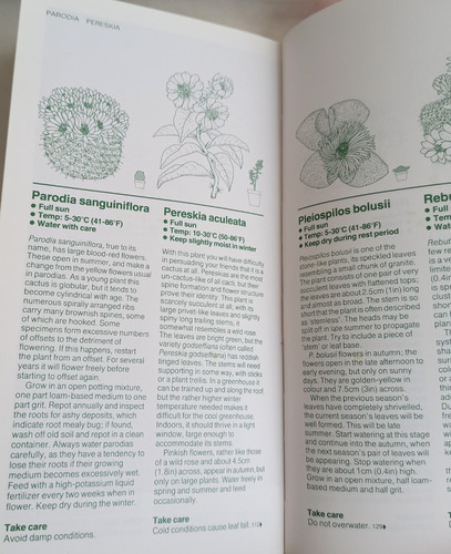 Libro Guía Ilustrada De Los Cactus Y Suculentas, En Ingles (Usado)