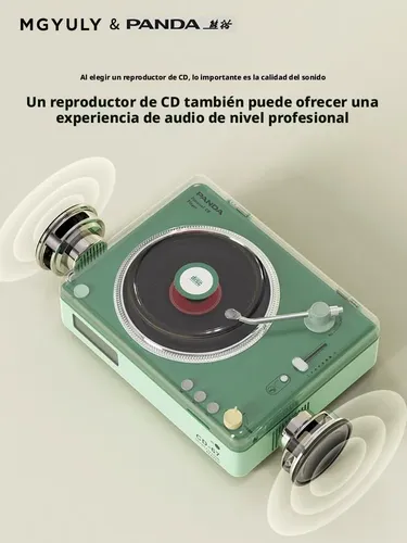 Aparelho De Som Cd Player E Caixa Bluetooth Vintage Luxo