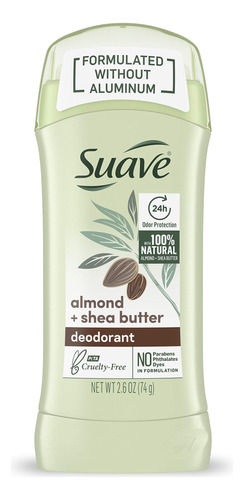 Suave Desodorante Sin Aluminio Para Mujeres, Proteccin Contr