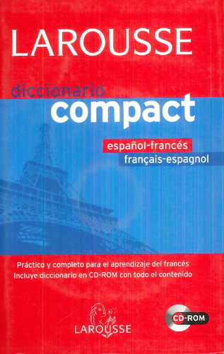 Libro Larousse Diccionario Compact Español Frances Francais