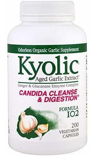 Kyolic Ajo Formula102 Enzimas Digestivas 200 Capsulas