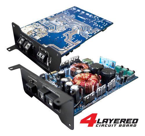 Amplificador Clase D 1ch Db Drive Wdx1000.1 Monoblock 100w Negro