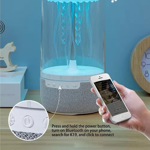 Qyq Altavoz Bluetooth Medusa Luz Colorida Audio Ritmo