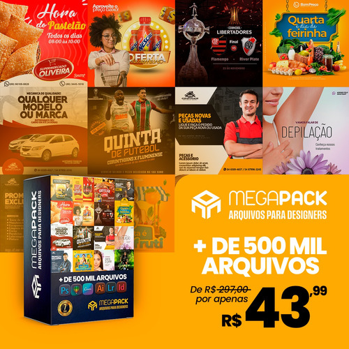 Megapack De Arquivos Para Designer