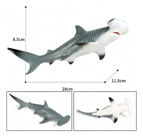 / Modelo De Juguete Simulado De Dinosaurio Y Tiburón, 2