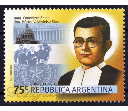 Canonización Hno. Héctor Valdiviezo Saez. 1999. Mint