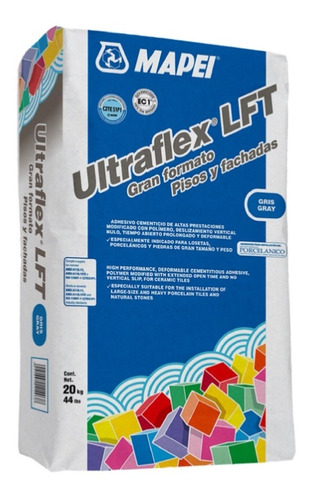 Mapei Ultraflex Lft - Adhesivo Fachadas Grandes Formatos