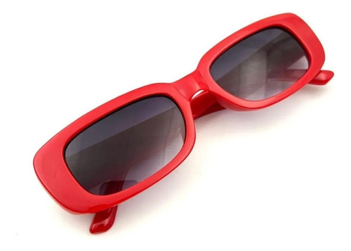 Óculos De Sol Uva Vintage Vermelho