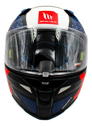 Casco Integral Mt Helmets Revenge 2 Azul Monocolor S