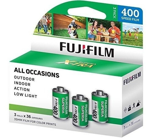 Fuji Superia X-tra 3 Pack Iso 400 36 Exp Pelicula De 1378 En