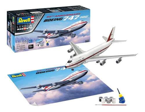 Set de regalo Revell 05686 para Boeing 747-100, 1/144, 48 cm