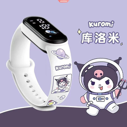 Reloj Digital De Dibujos Animados Impermeable Y Lindo Kuromi