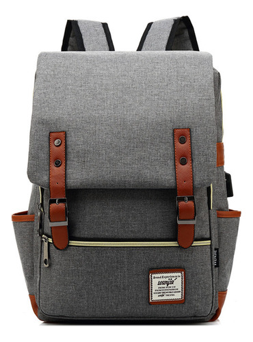 Mochilas Casuales Con Cargador Usb Schoolbag