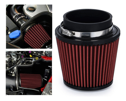 Filtro De Aire Universal Para Automóvil De 4 Pulgadas Y 100