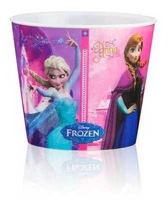 Balde De Pipoca 3d Frozen 1 Litro Oficial