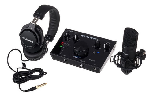 M-audio Pack Grabacion Vocal Studio Pro +envio+ Rocker Music