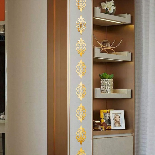 10 Calcomanias De Pared 3d Espejo Decorativos Autoadhesivas 