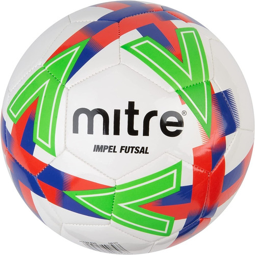 Balón Impel Futsal Mitre Blanco/naranjo/azulino/verde //kayu