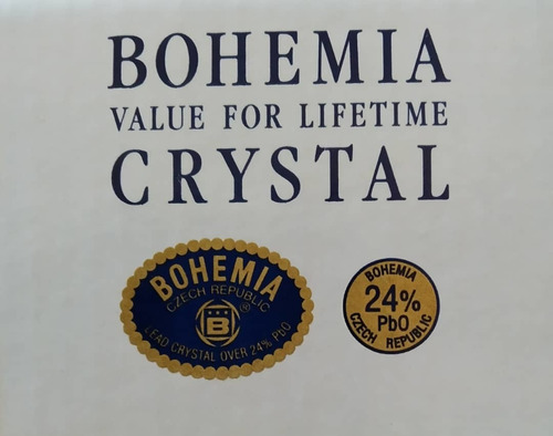 Copas De Cristal De Bohemia Importadas