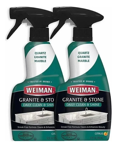 Weiman Granite & Stone Daily Clean & Shine Pack 2