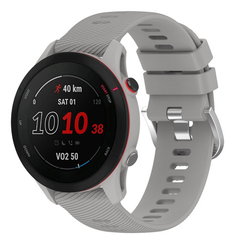 Correa De Reloj De Silicona Gris Para Samsung Galaxy Watch A