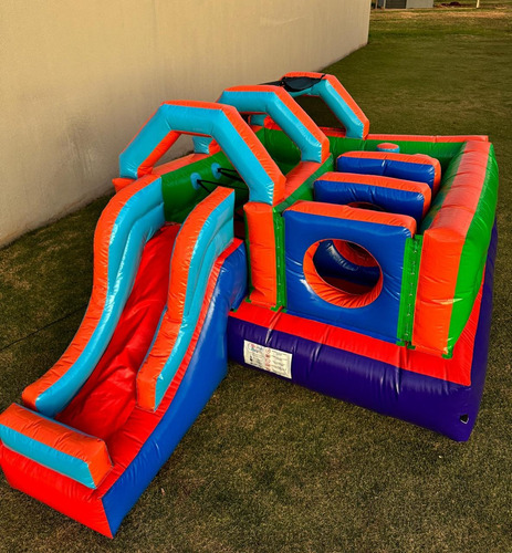 Brinquedo Inflável Infantil Obstáculo Com Escorregador Novo (Usado)