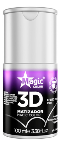 Matizador Mini Magic Color 3d .efecto Plata.100 Ml.