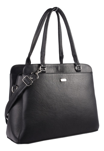 Bolsa 100% Piel Negro Mujer Modelo Sofia