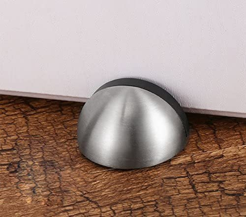 5 Piezas Tope Puerta Piso Acero Inoxidable Soporte Cierre Pu