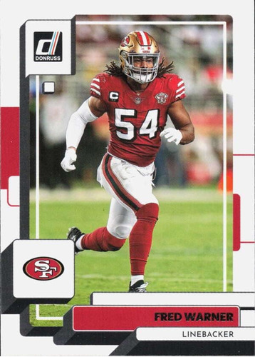 2022 Donruss 28 Fred Warner San Francisco 49ers Tarjeta Cole