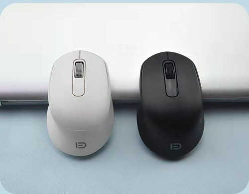 Imagen 2 de 6 de Mouse Silencioso Inalámbrico Dual-modo Bluetooth Y Usb Fude