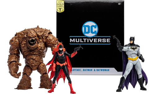 Batman, Clayface & Batwoman 3 Pack Figuras Mcfarlane Toys Dc